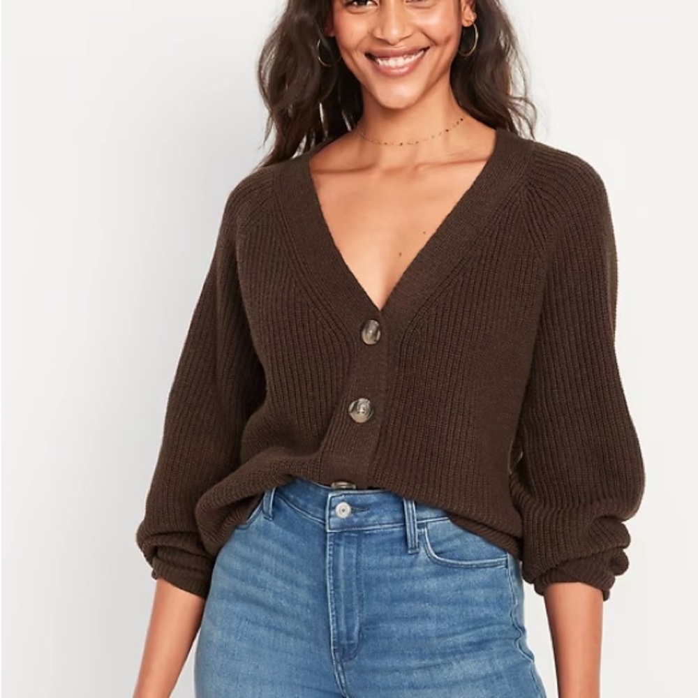 GAP Shaker Stitch Cardigan Sweater
